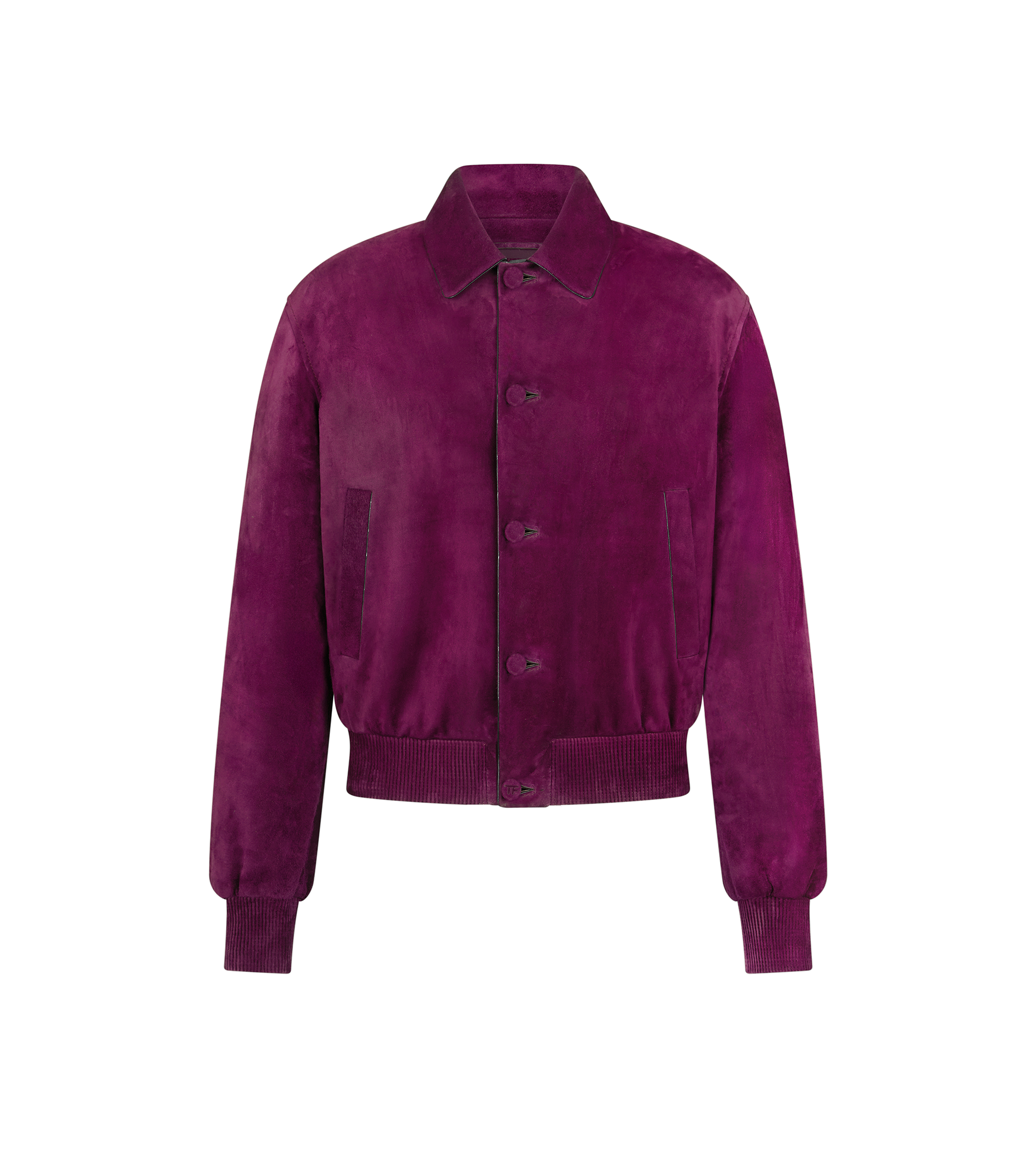 BLOUSON TEDDY DALLA VESTIBILIT&Agrave; RILASSATA IN PELLE DI AGNELLO SCAMOSCIATA LEGGERA