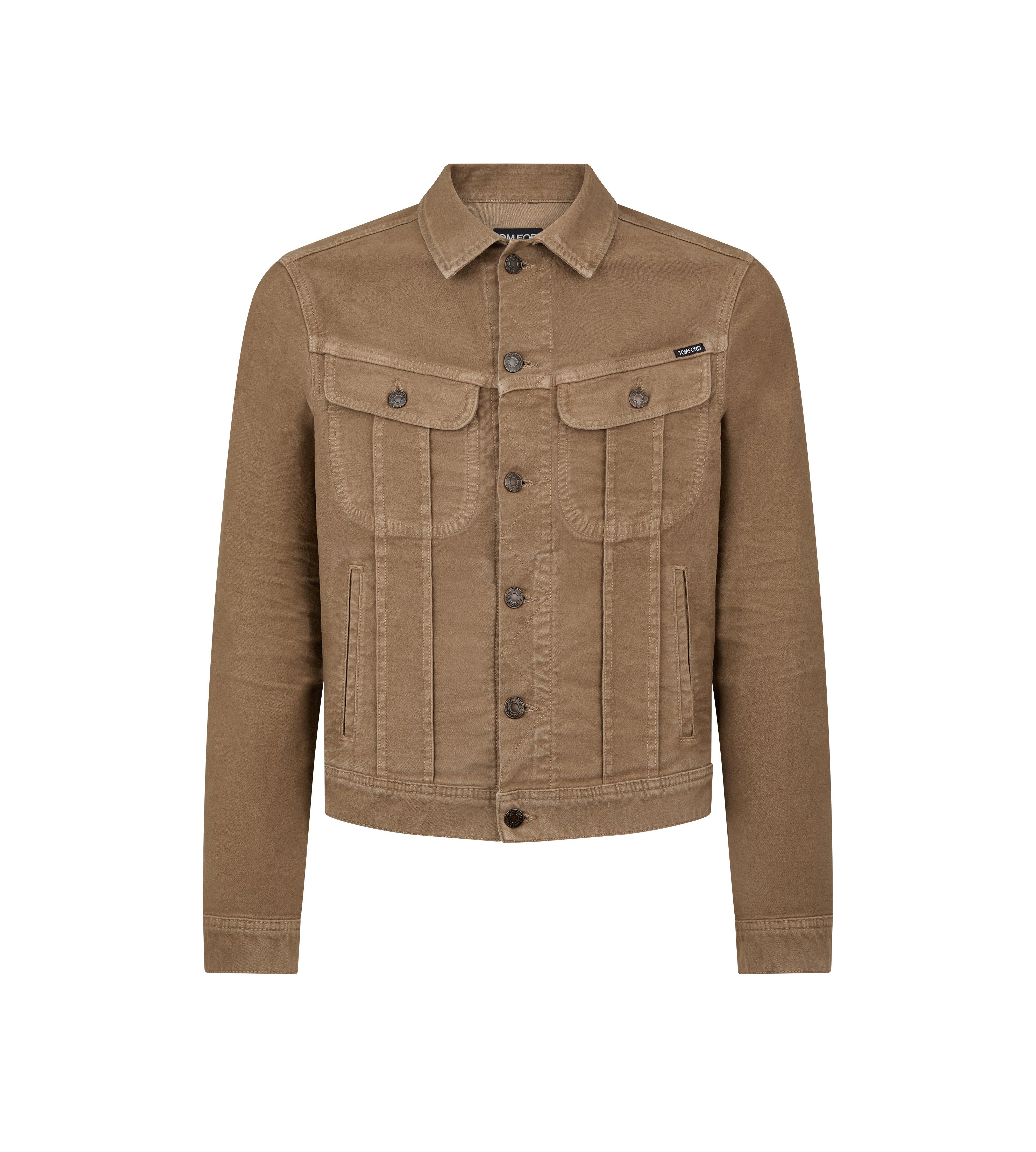 MOLESKIN DENIM JACKET | Tom Ford Fashion