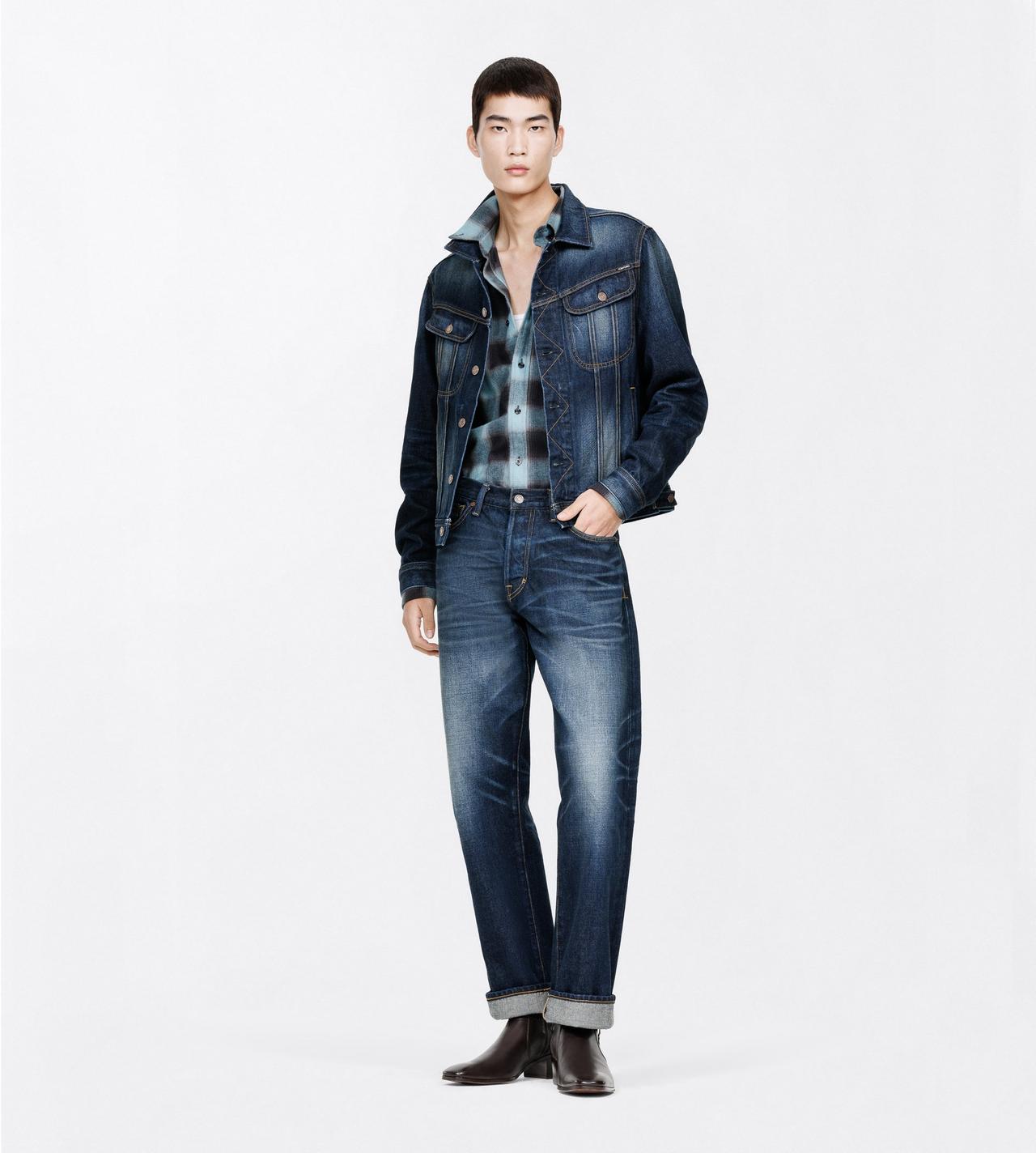 TOM FORD DENIM INDIGO VESTE EN JEAN INDIGO ICON