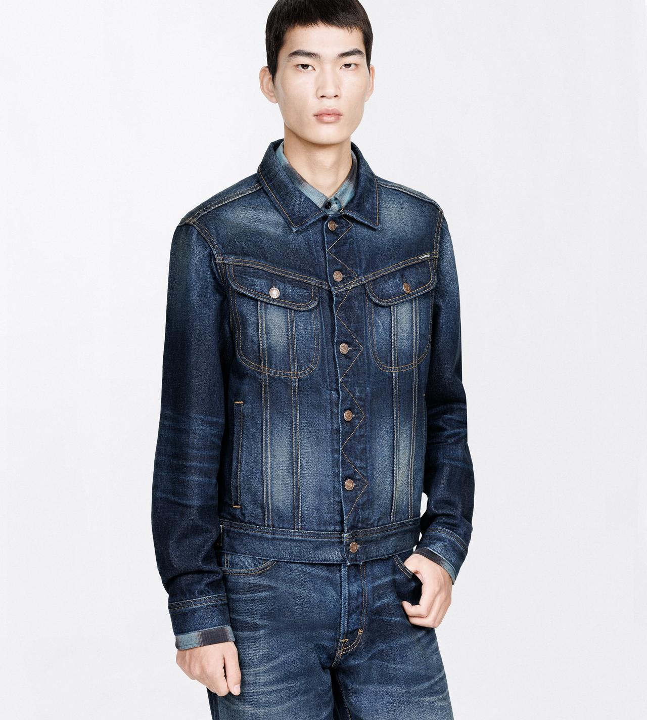 TOM FORD DENIM INDIGO VESTE EN JEAN INDIGO ICON