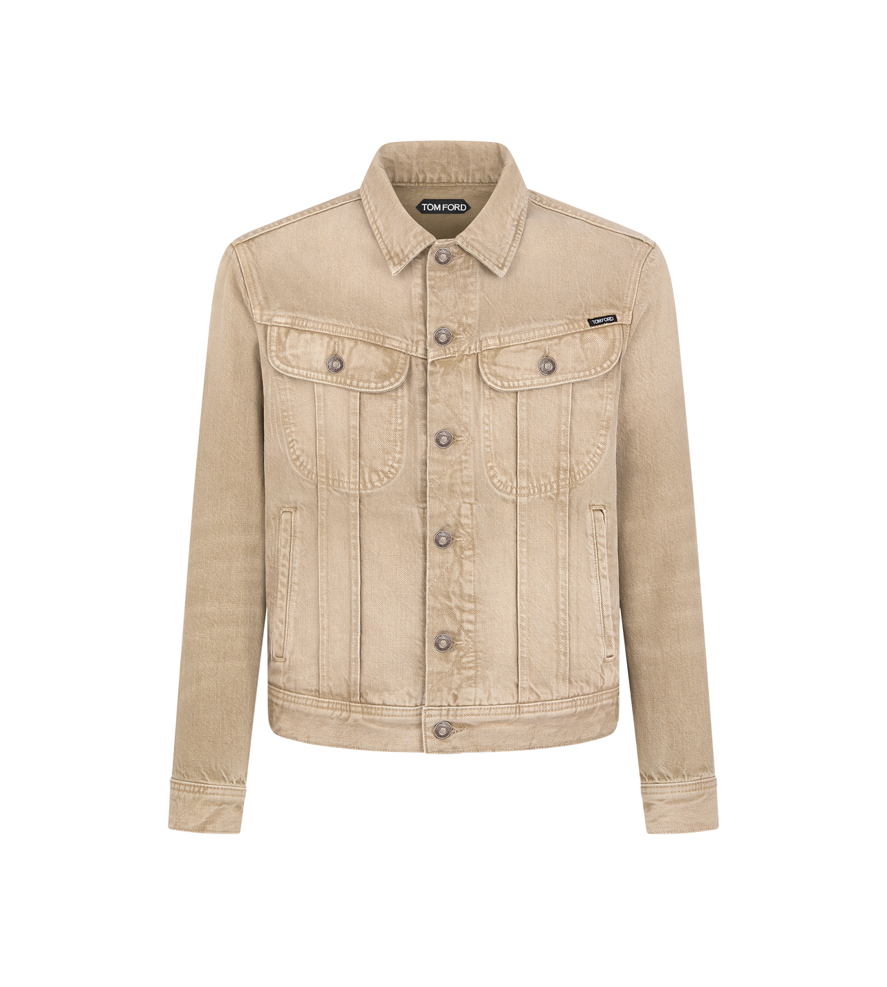 WASHED SAND ICON DENIM JACKET image number 0