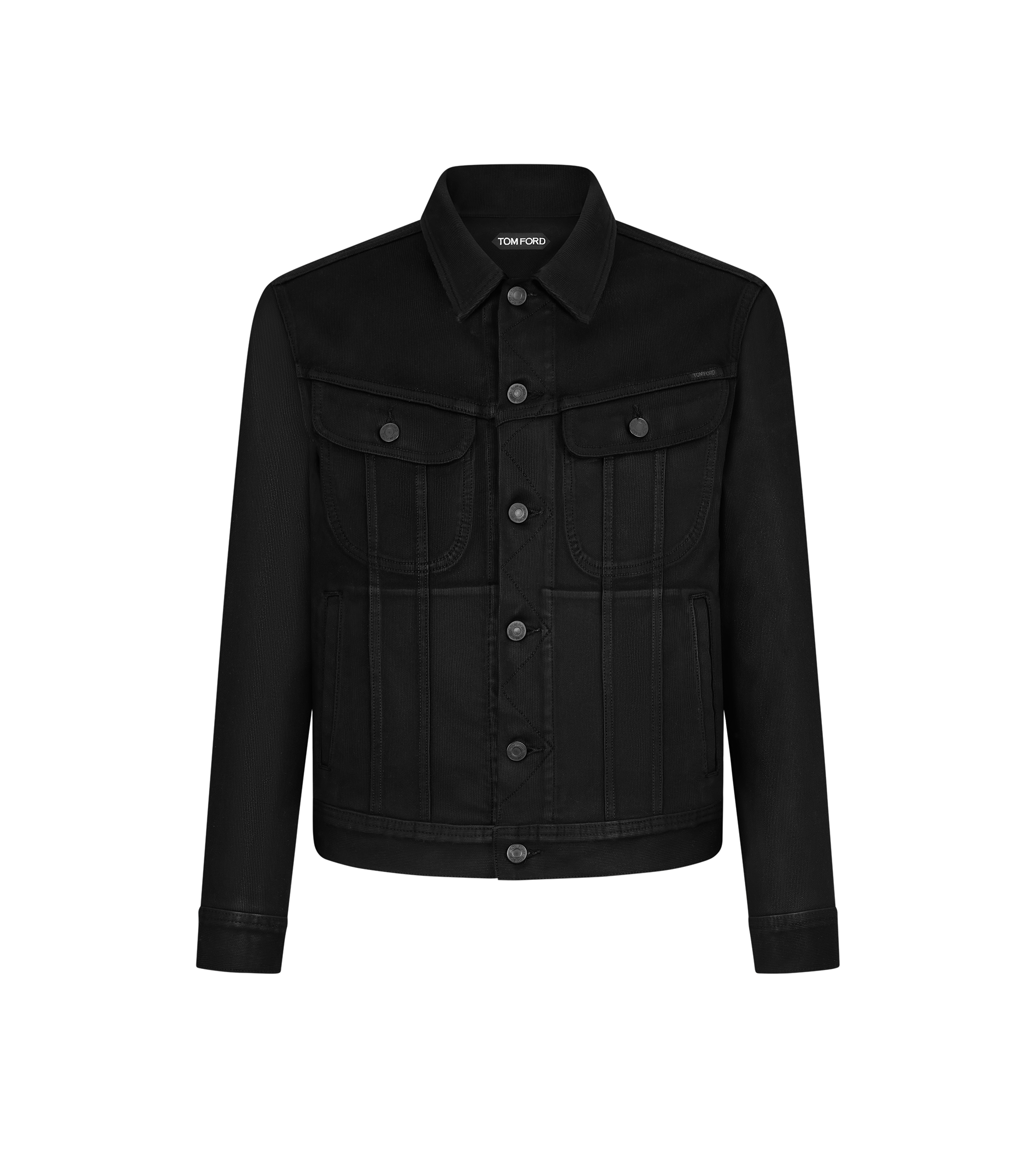 COATED BEDFORD CORD ICON DENIM JACKET