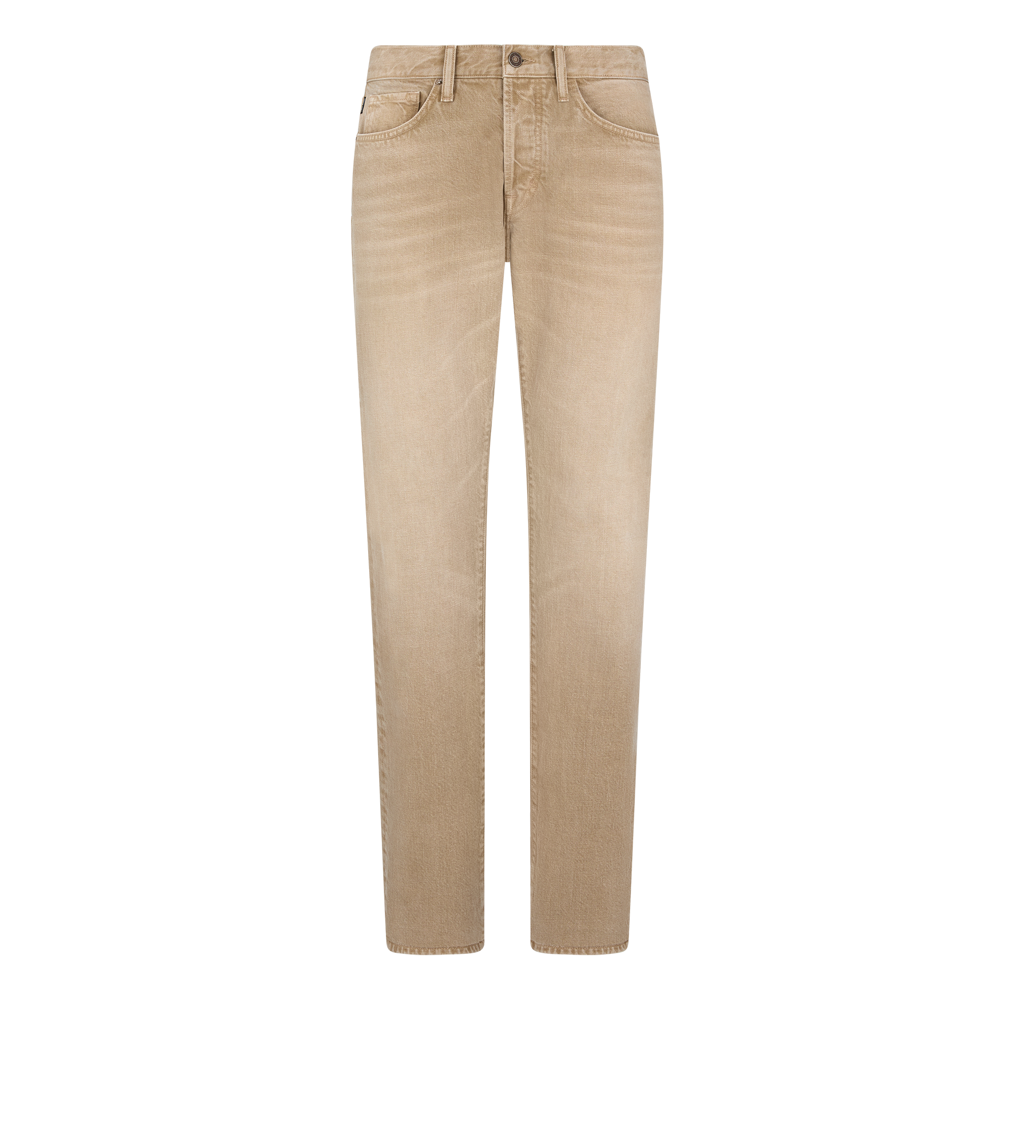 WASHED SAND STRAIGHT FIT DENIM