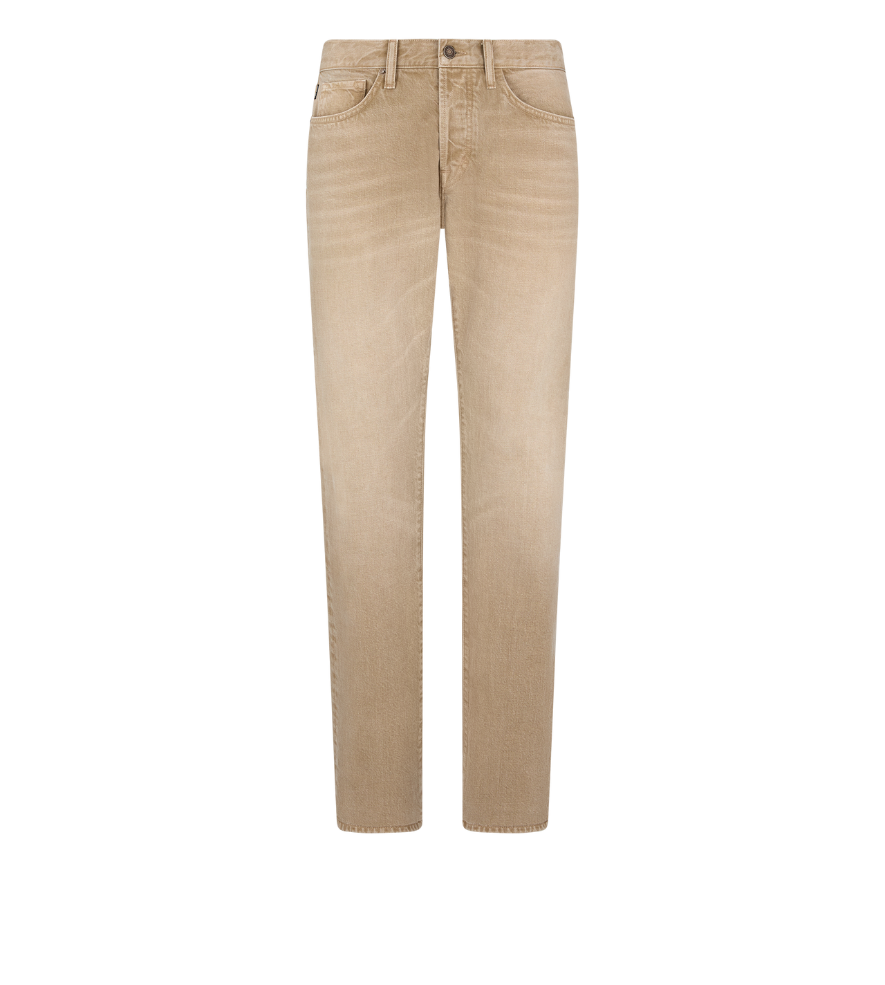 WASHED SAND STRAIGHT FIT DENIM image number 0