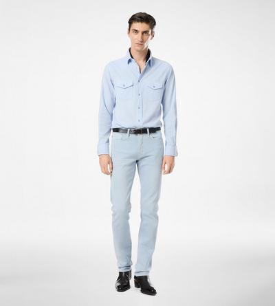 WESTERN CORD STRAIGHT FIT DENIM image number 4