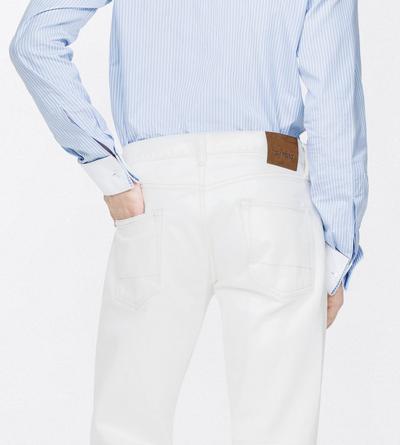 TOM FORD DENIM COTSWOLD STONE JEAN COUPE DROITE COTSWOLD STONE 50'S