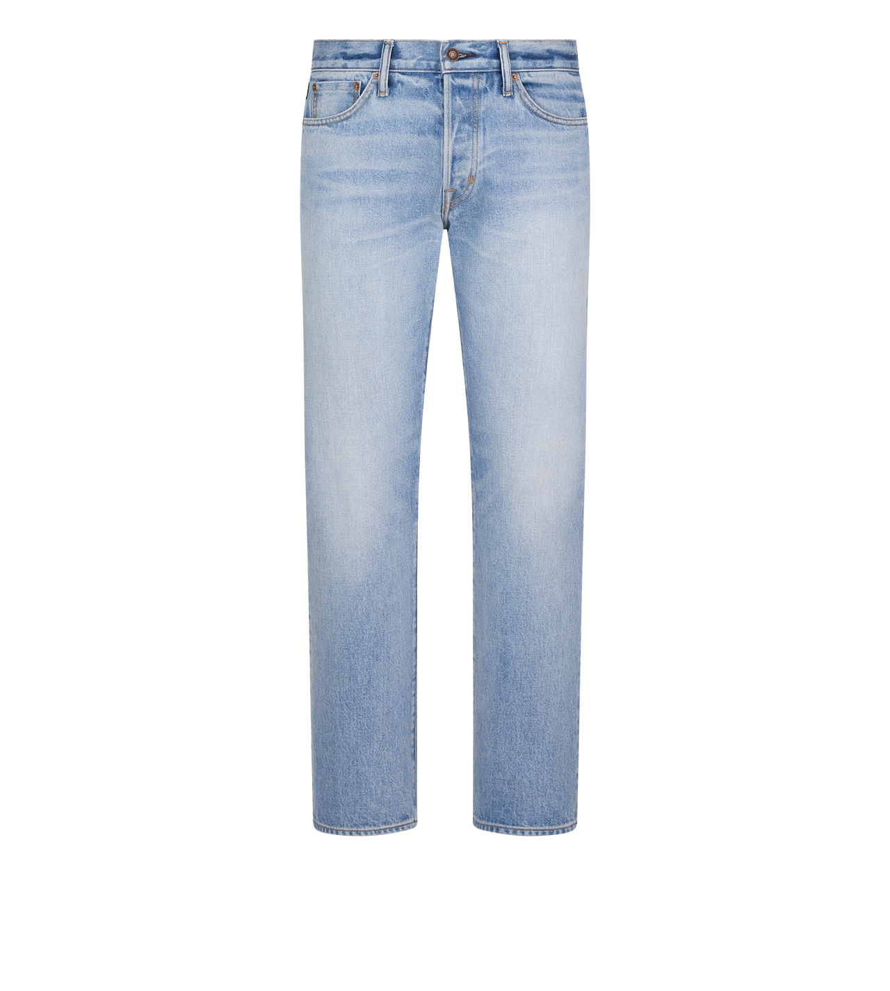 TOM FORD DENIM PALE BLUE DENIM PALE BLUE 50'S STRAIGHT FIT DENIM