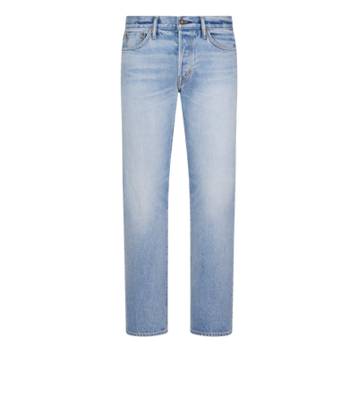 TOM FORD DENIM PALE BLUE DENIM PALE BLUE 50'S STRAIGHT FIT DENIM