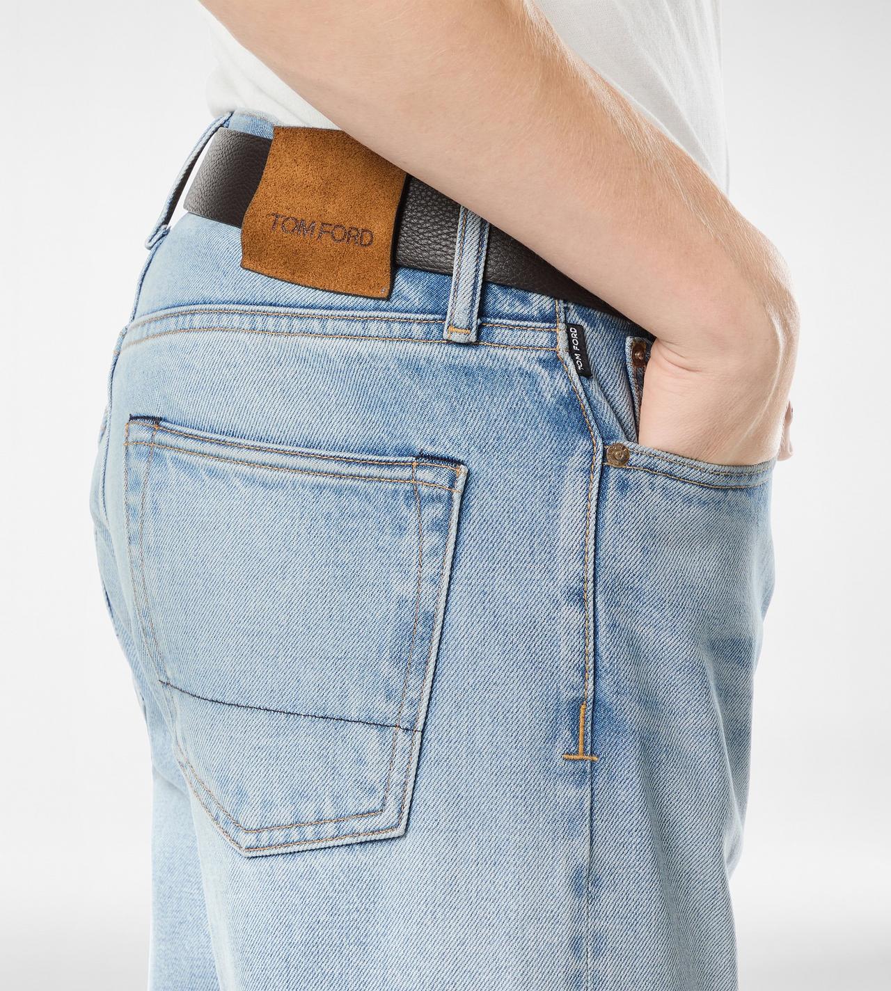 TOM FORD DENIM PALE BLUE DENIM PALE BLUE 50'S STRAIGHT FIT DENIM