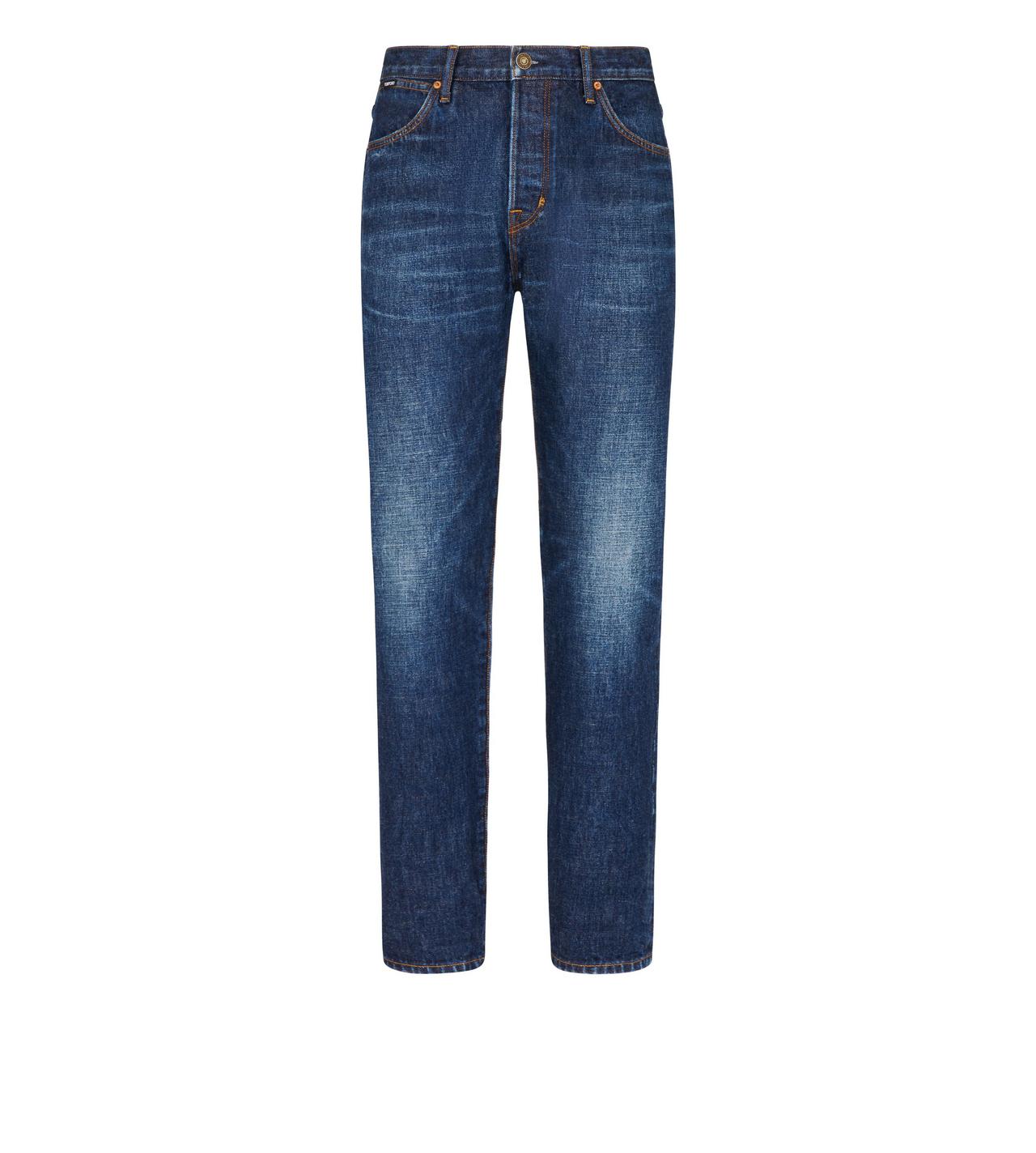 【関税込み】TOM FORD DENIM PANT WOVEN TOM FORD - Slim-Fit Selvedge Jeans - Blue TOM FORD