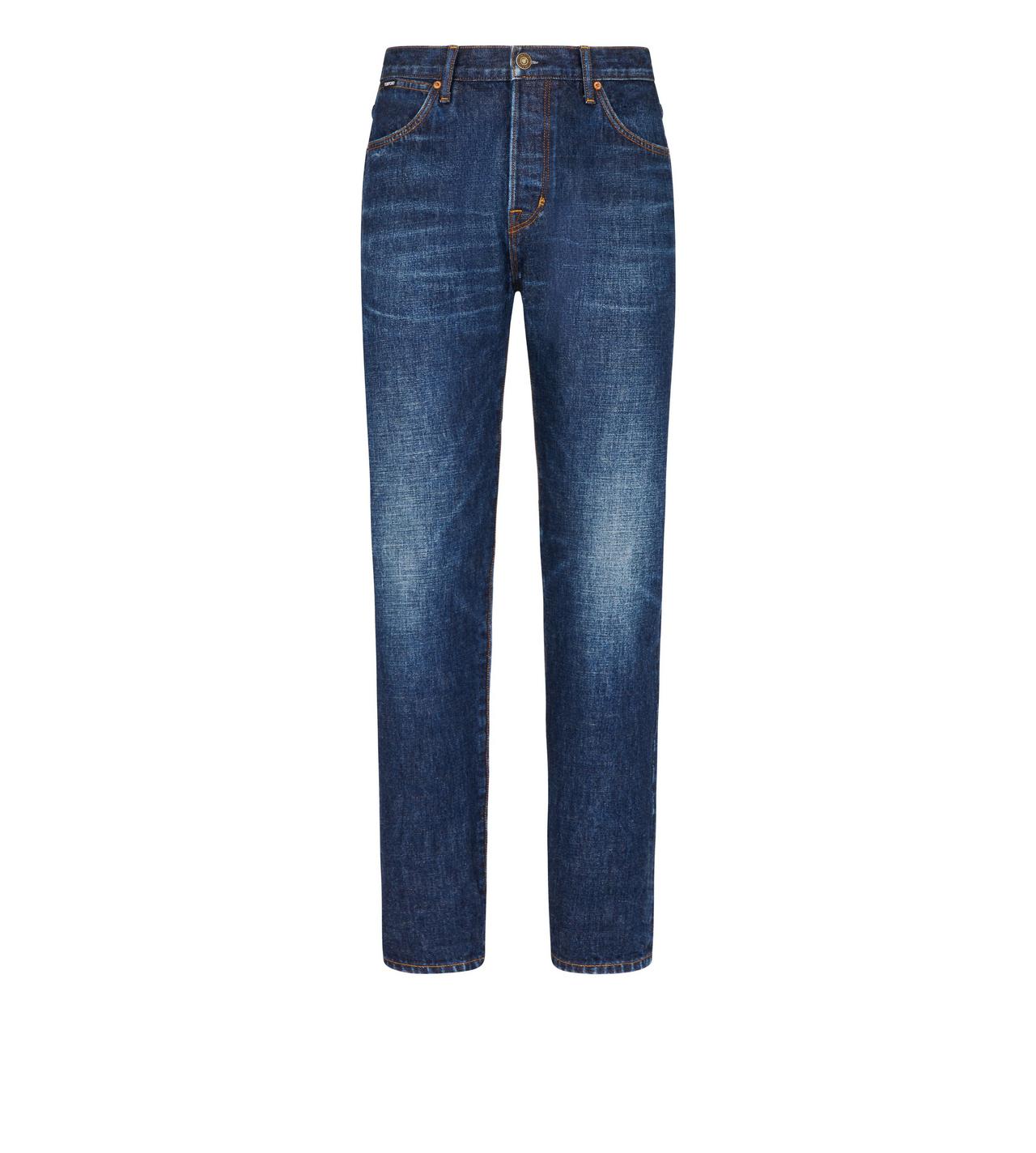 INDIGO SELVEDGE STANDARD FIT DENIM image number 0