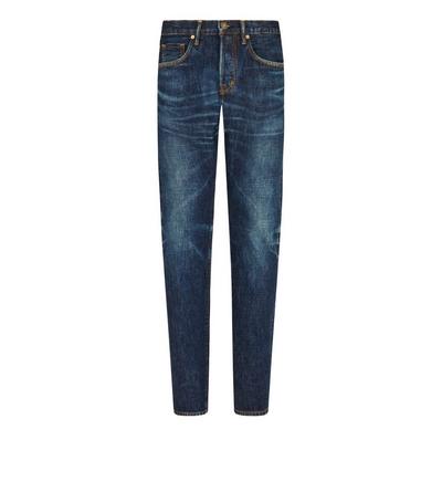 INDIGO SELVEDGE SLIM FIT DENIM image number 0