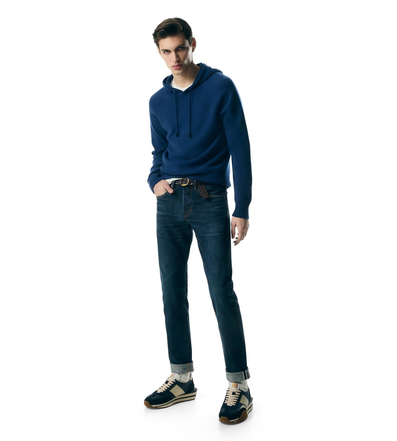 INDIGO SELVEDGE SLIM FIT DENIM image number 2