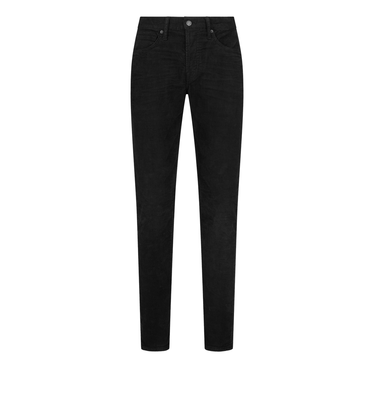 TOM FORD DENIM BLACK MICRO CORD SLIM FIT DENIM