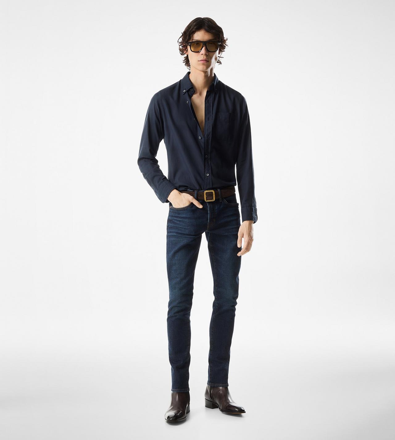 RINSE SELVEDGE SLIM FIT DENIM image number 1