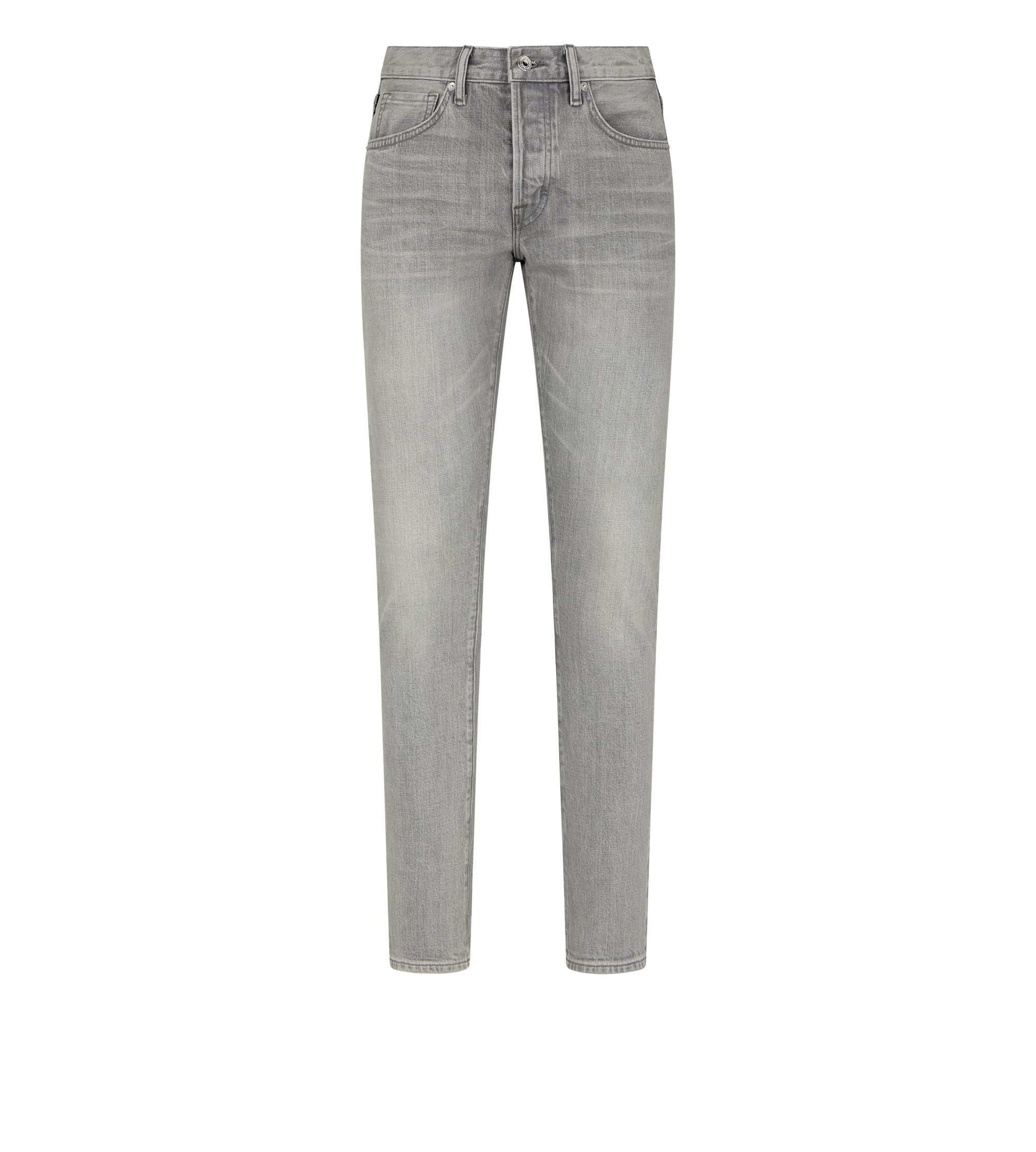 DENIM SELVEDGE GRIS EXTENSIBLE COUPE SLIM