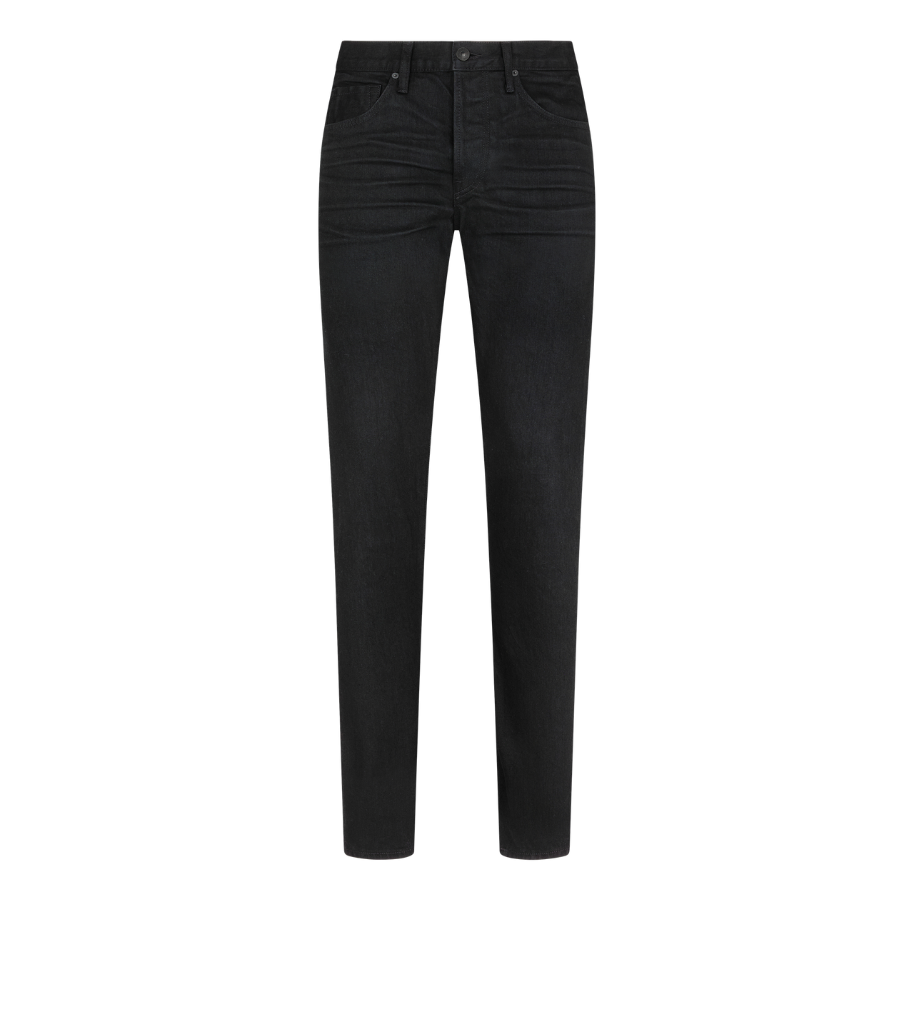 BLACK STRETCH SLIM FIT DENIM image number 0