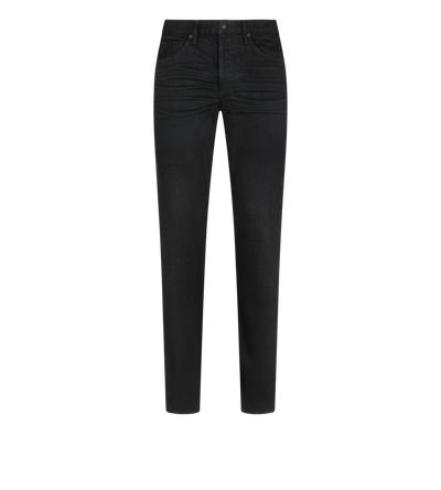 BLACK STRETCH SLIM FIT DENIM