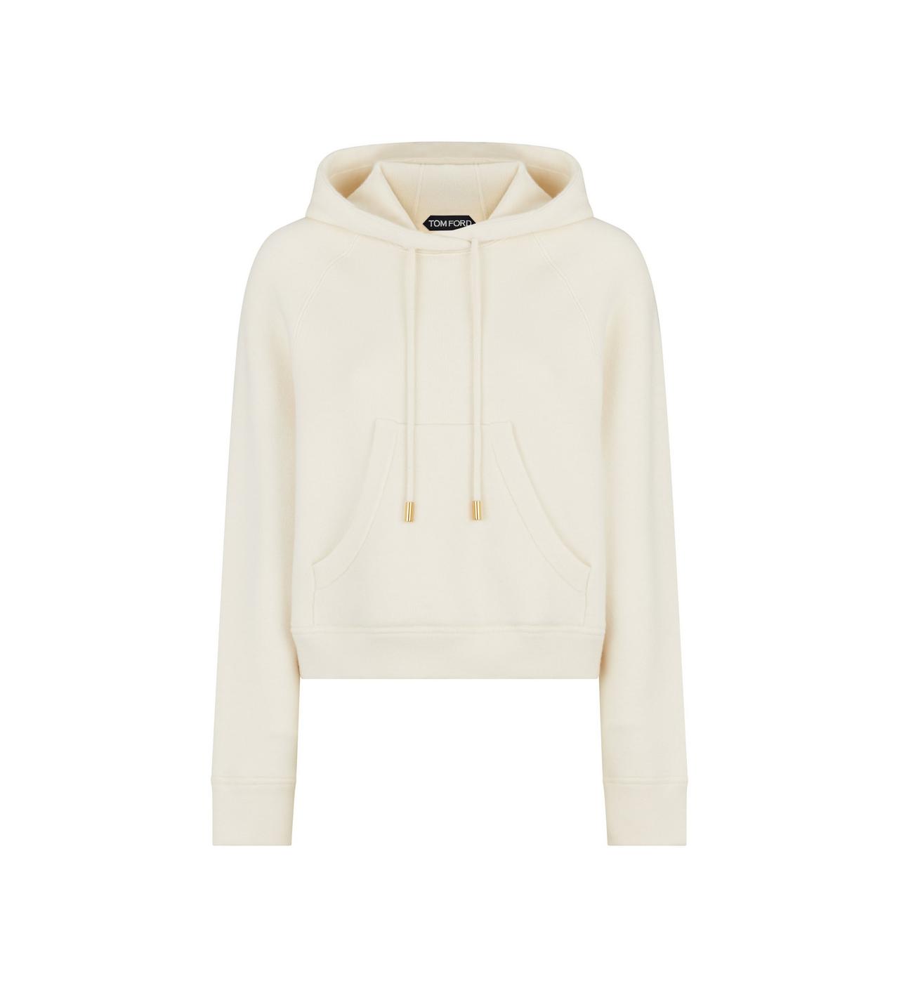 Cashmere hooded top hotsell