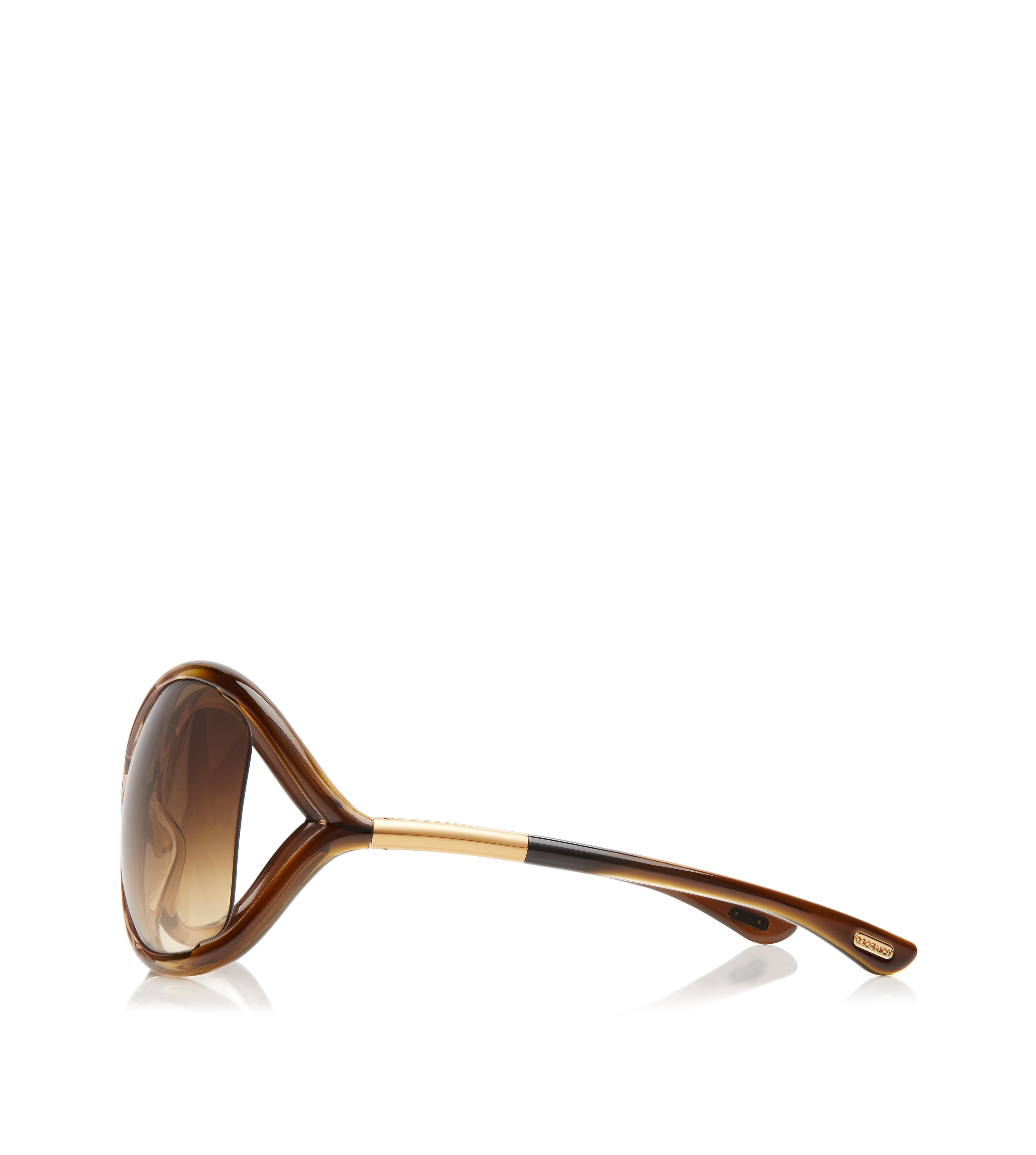 WHITNEY OVERSIZED SOFT ROUND SUNGLASSES
