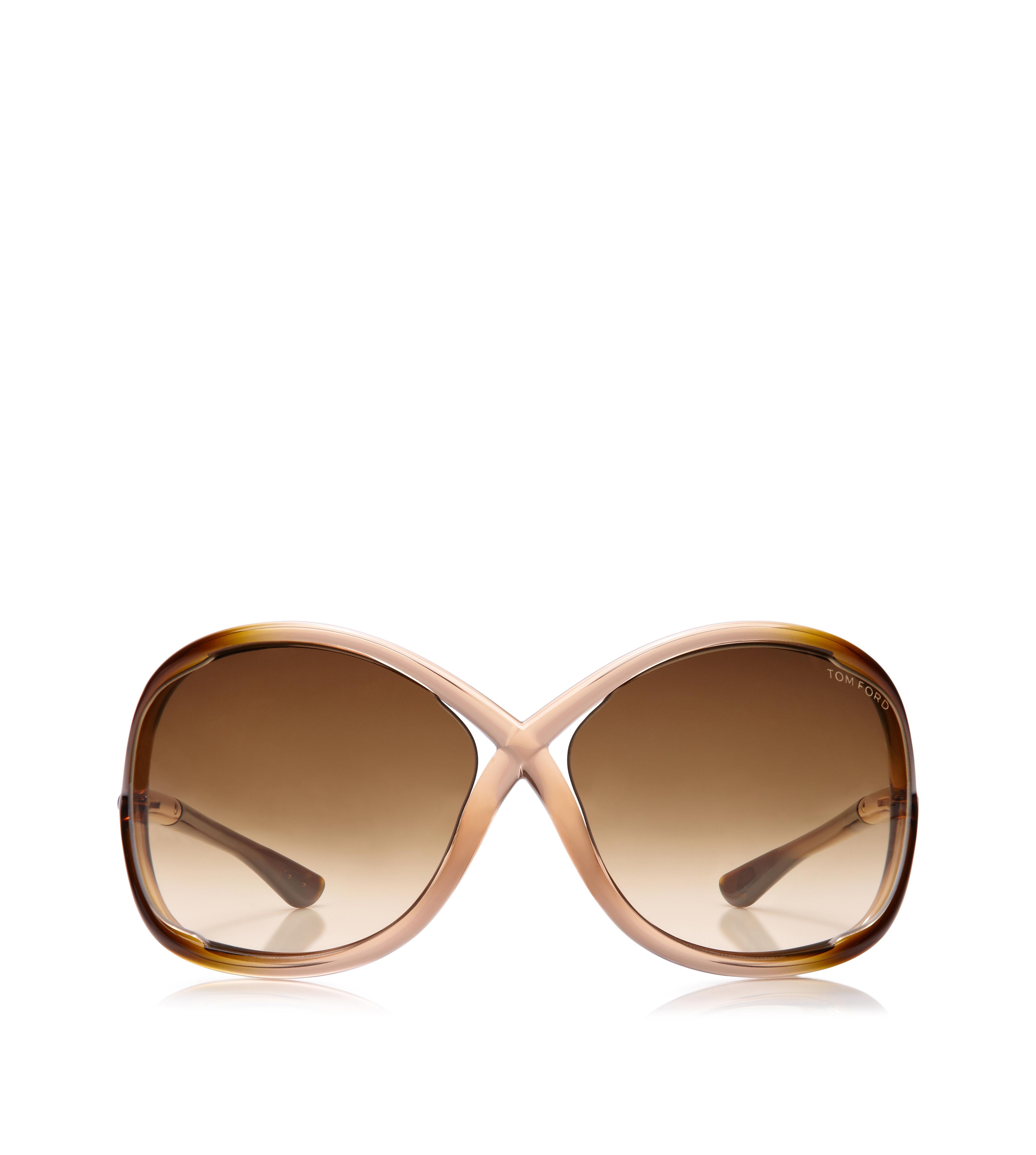 WHITNEY OVERSIZED SOFT ROUND SUNGLASSES