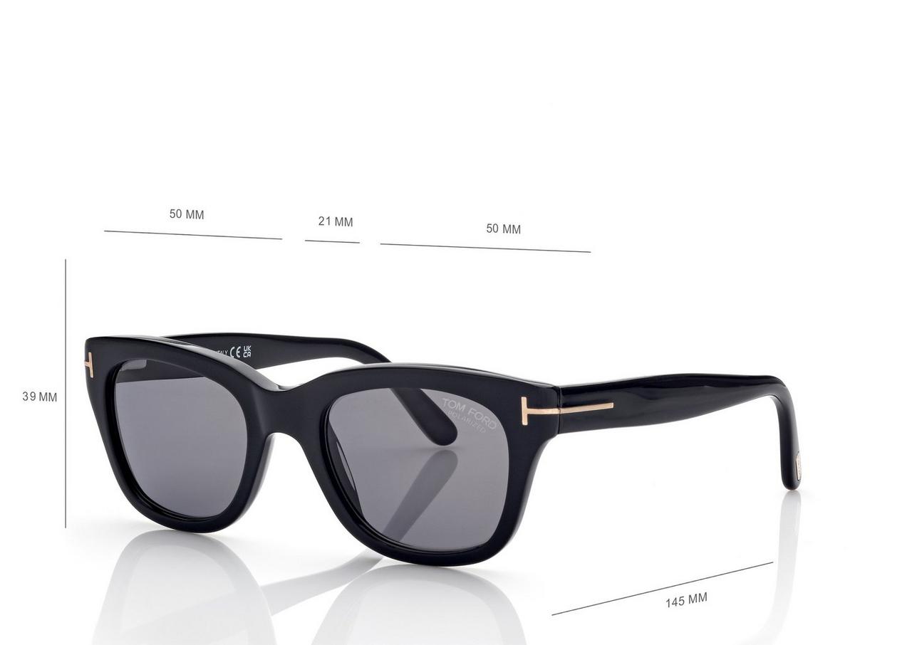 TOM FORD OM BLACK SNOWDON SUNGLASSES