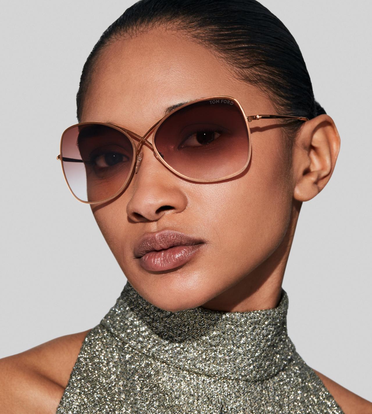 Tom Ford Colette Metal Butterfly Sunglasses Tom Ford Fashion