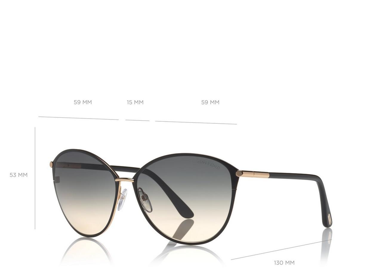 TOM FORD ACETATE GOLD PENELOPE SUNGLASSES