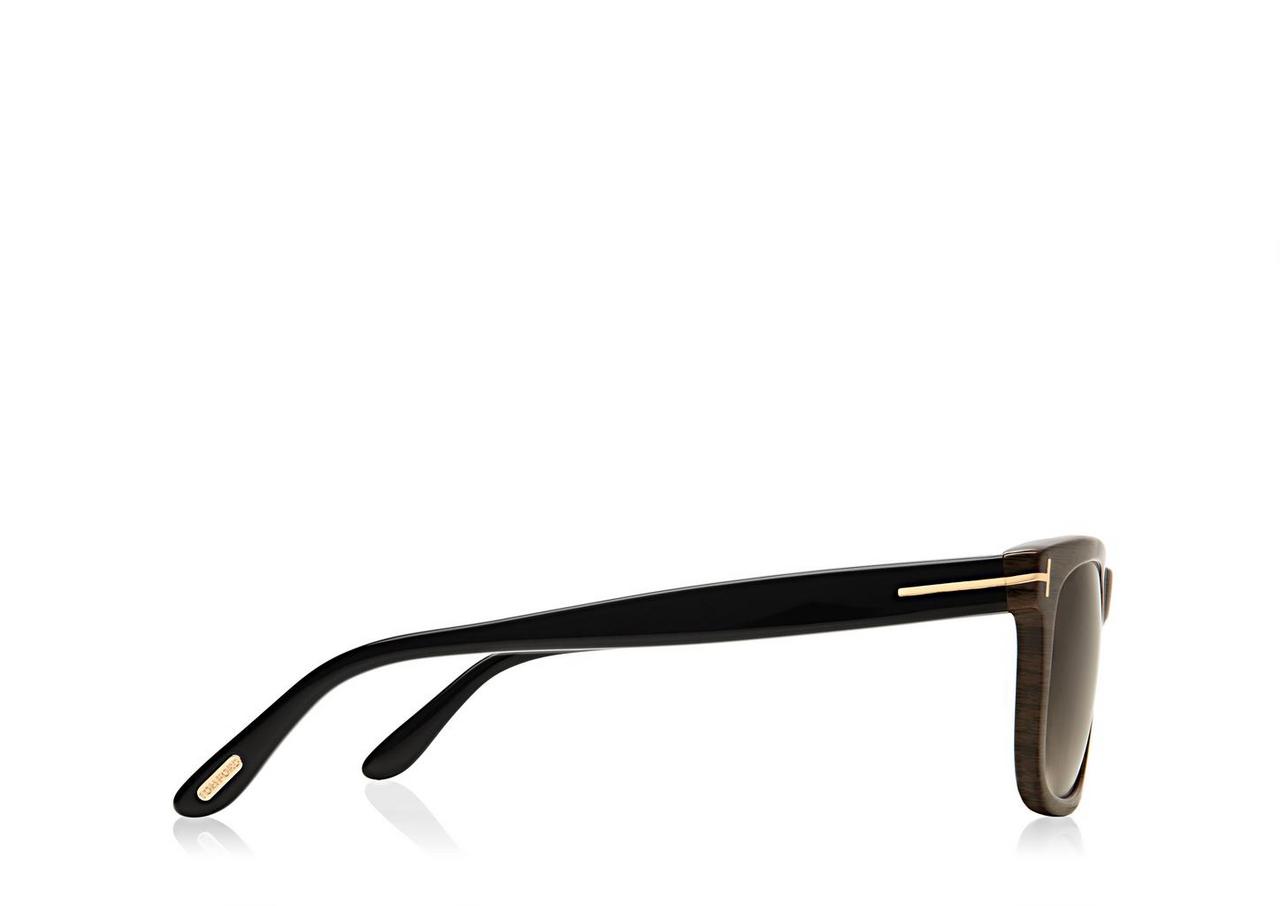 Tom Ford Leo Acetate Square Sunglasses