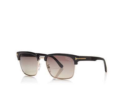 TOM FORD Acetate BLACK RIVER VINTAGE SQUARE SUNGLASSES