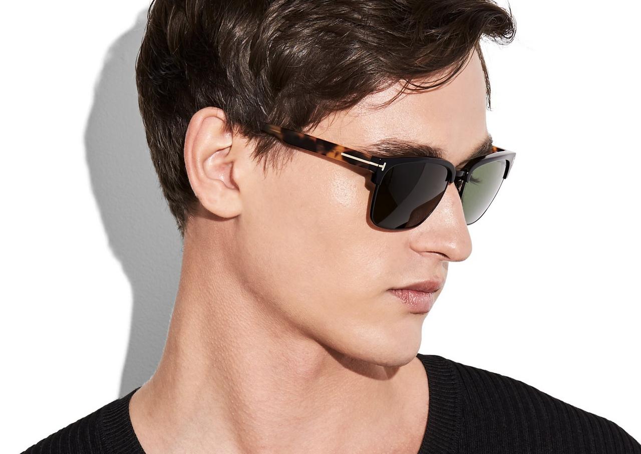 Black Oversized square acetate sunglasses, Celine Eyewear