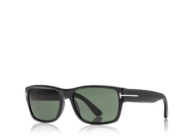 Black & Black Rectangular Sunglasses - for Men - Moody Mason