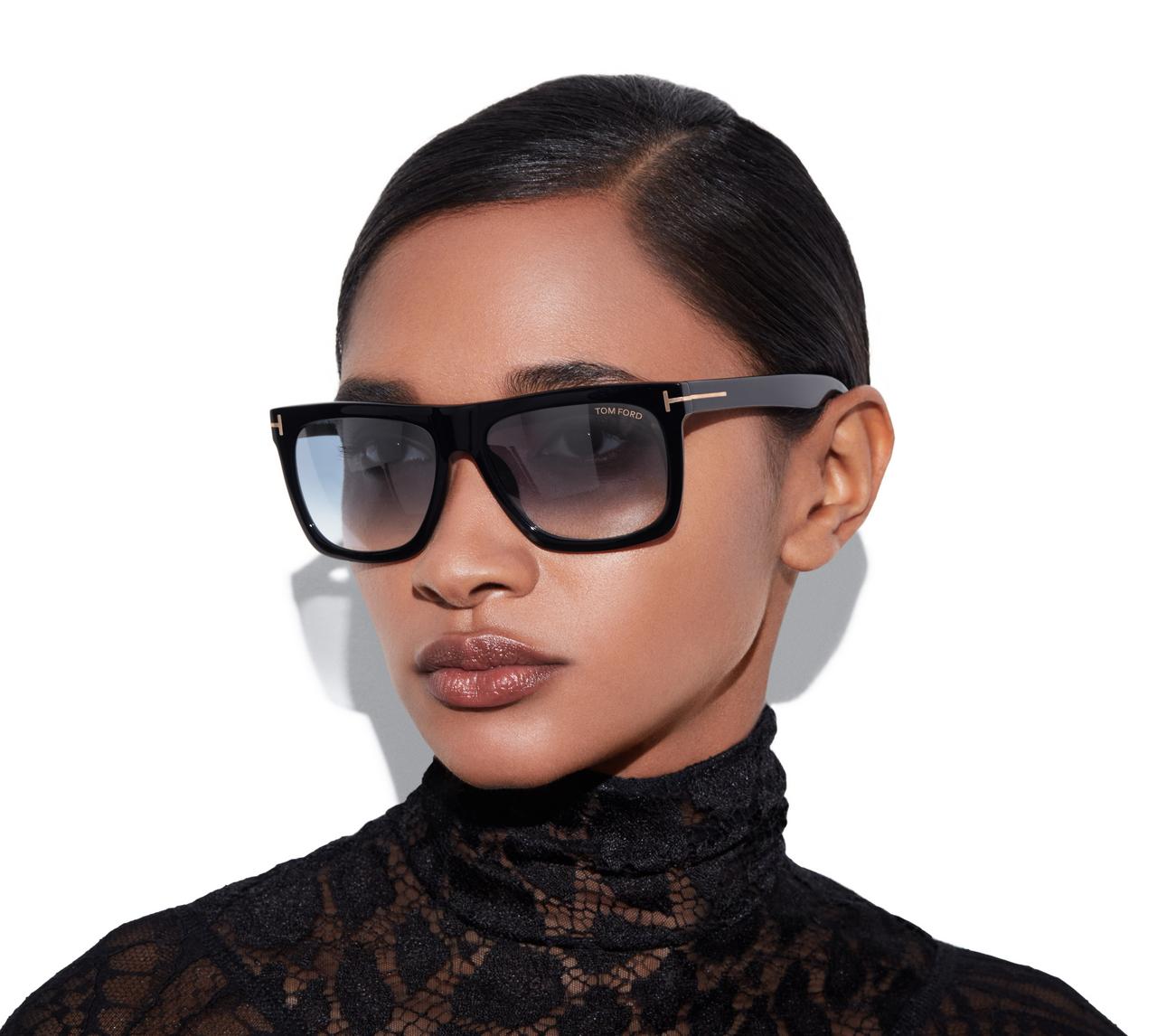 Tom ford hot sale logo sunglasses