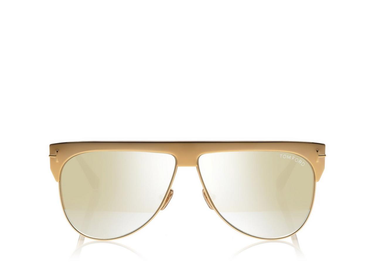 Tom ford 2024 gold plated sunglasses