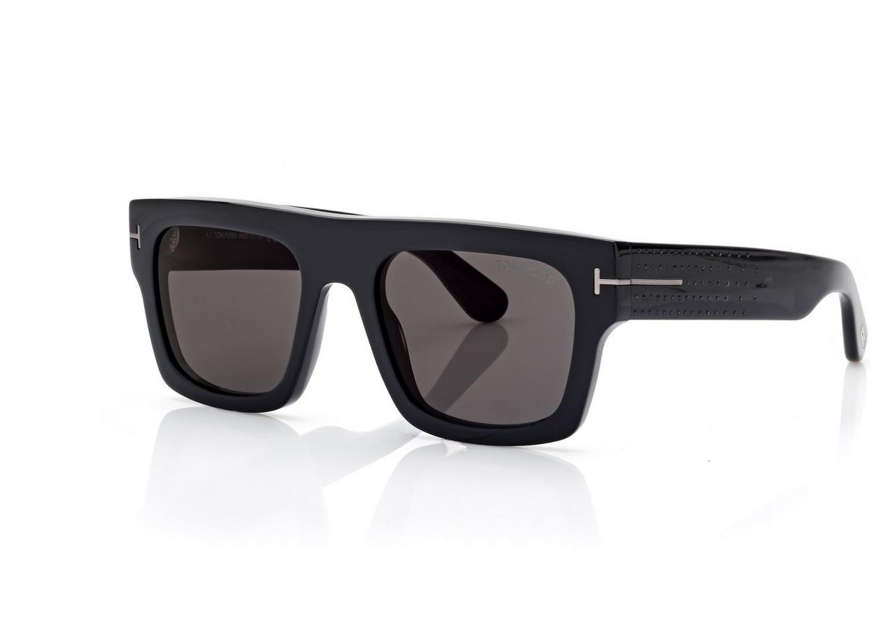 TOM FORD ACETATE BLACK TO BLUE FAUSTO SONNENBRILLE