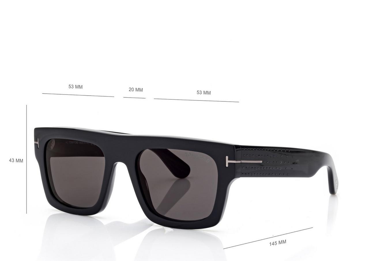 TOM FORD ACETATE BLACK TO BLUE FAUSTO SONNENBRILLE