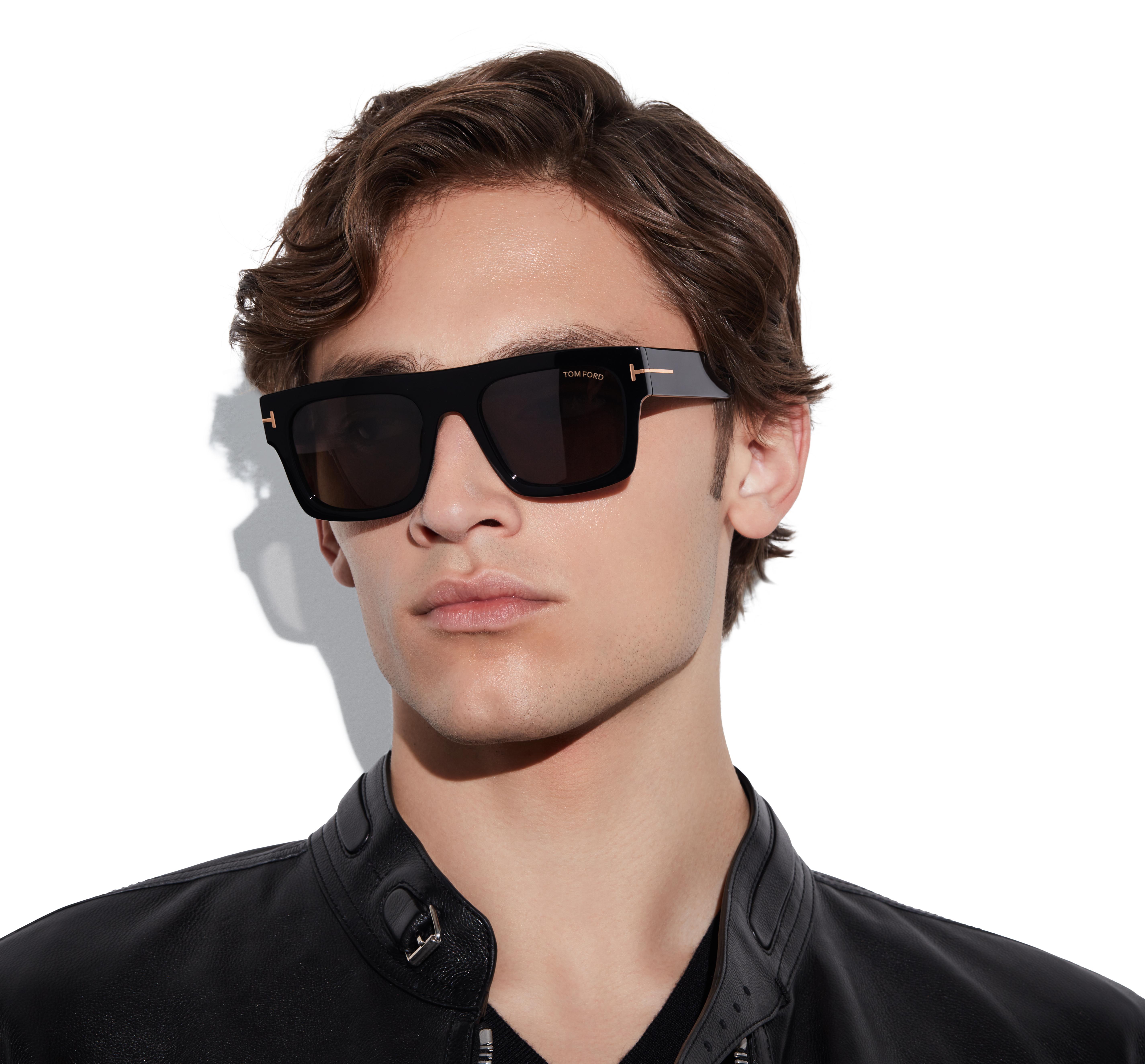 Black Fausto D-frame acetate sunglasses, Tom Ford