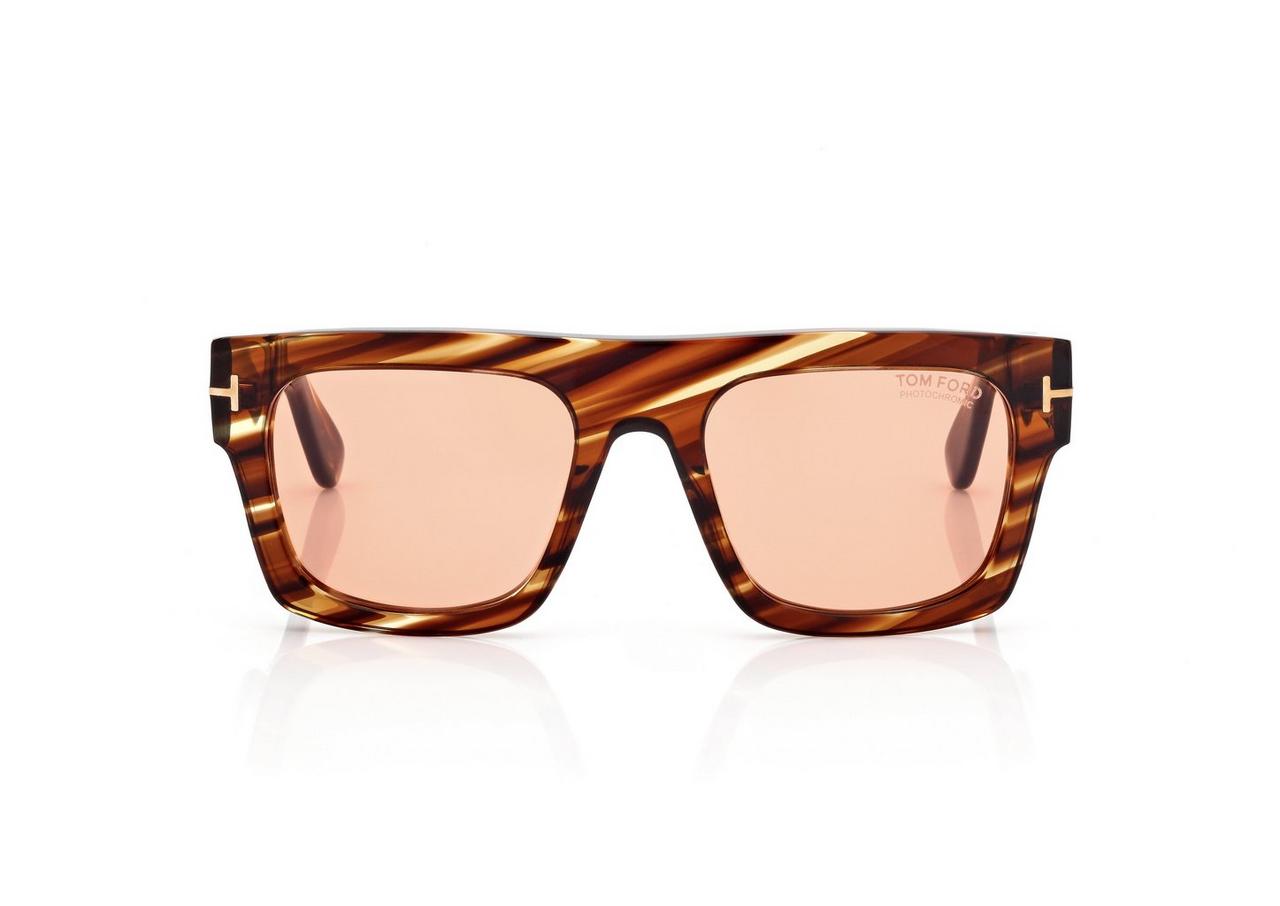 TOM FORD OM BLONDE HAVANA / BROWN LUNETTES DE SOLEIL FAUSTO