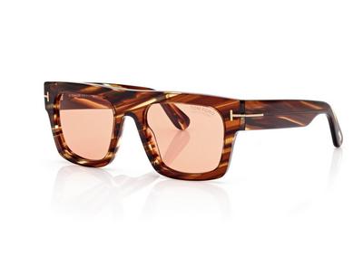 TOM FORD OM BLONDE HAVANA / BROWN LUNETTES DE SOLEIL FAUSTO