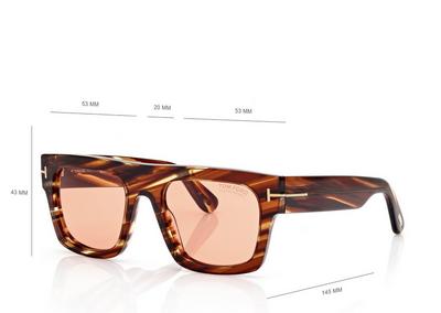 TOM FORD OM BLONDE HAVANA / BROWN LUNETTES DE SOLEIL FAUSTO