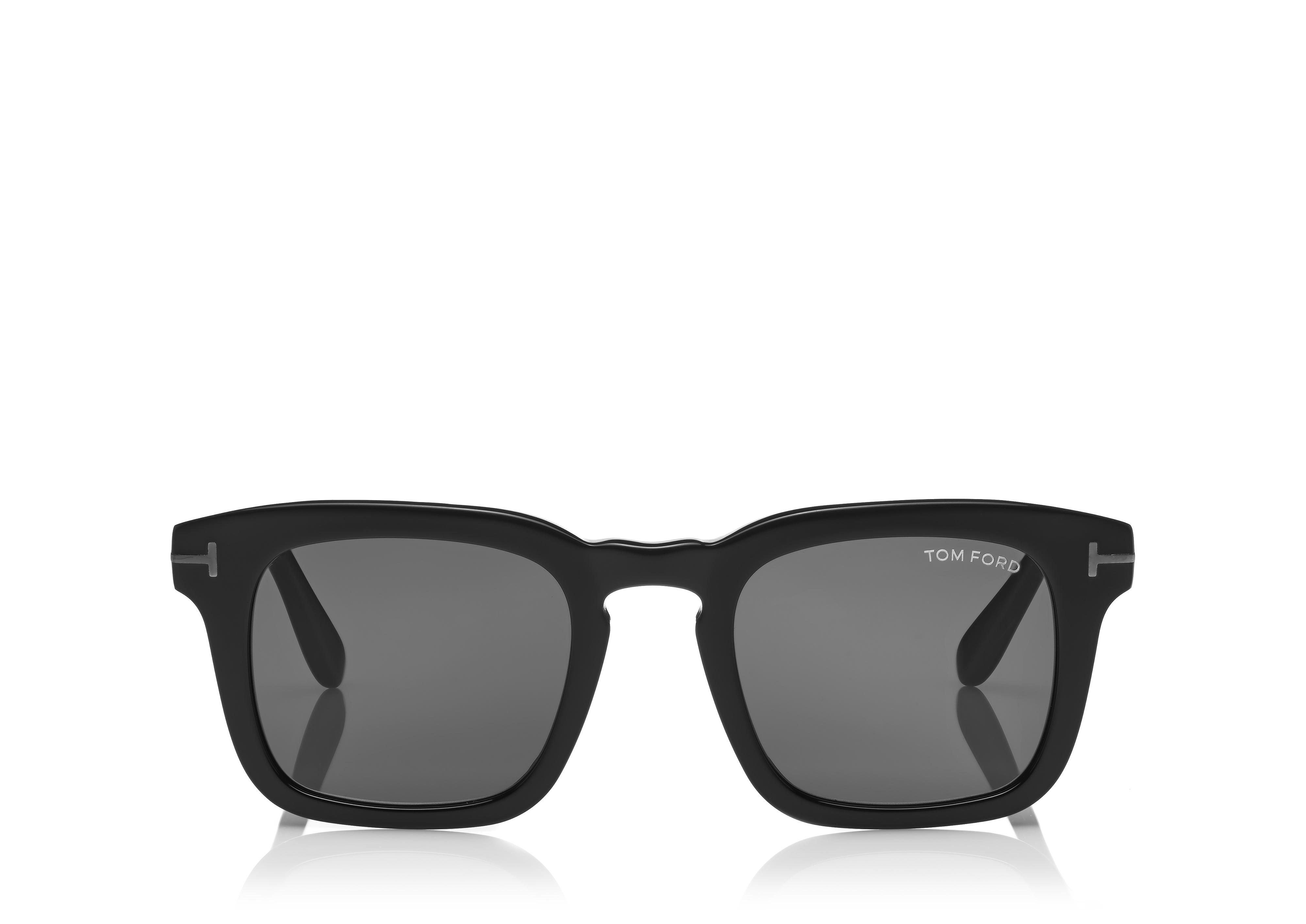  Sunglasses Tom Ford FT 0751 -F-N 01A Shiny Black/Smoke