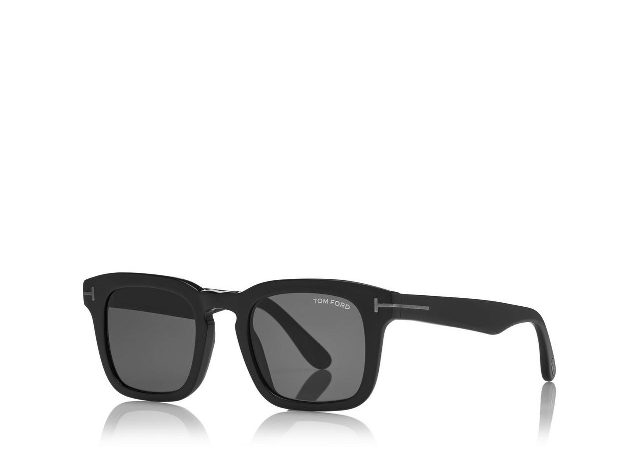  Sunglasses Tom Ford FT 0751 -F-N 01A Shiny Black/Smoke