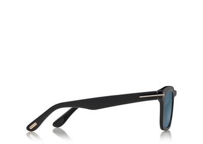 TOM FORD ACETATE SHINY BLACK  / BLUE LUNETTES DE SOLEIL DAX