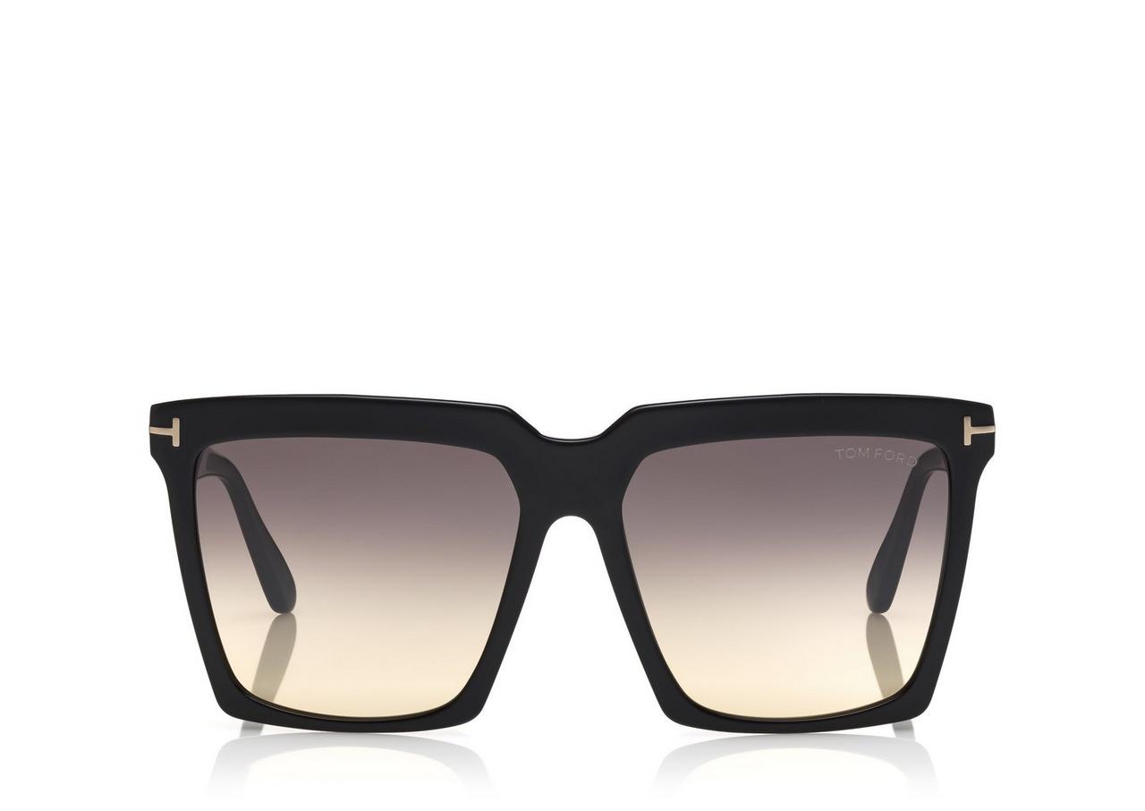 TOM FORD ACETATE BLACK SABRINA SUNGLASSES