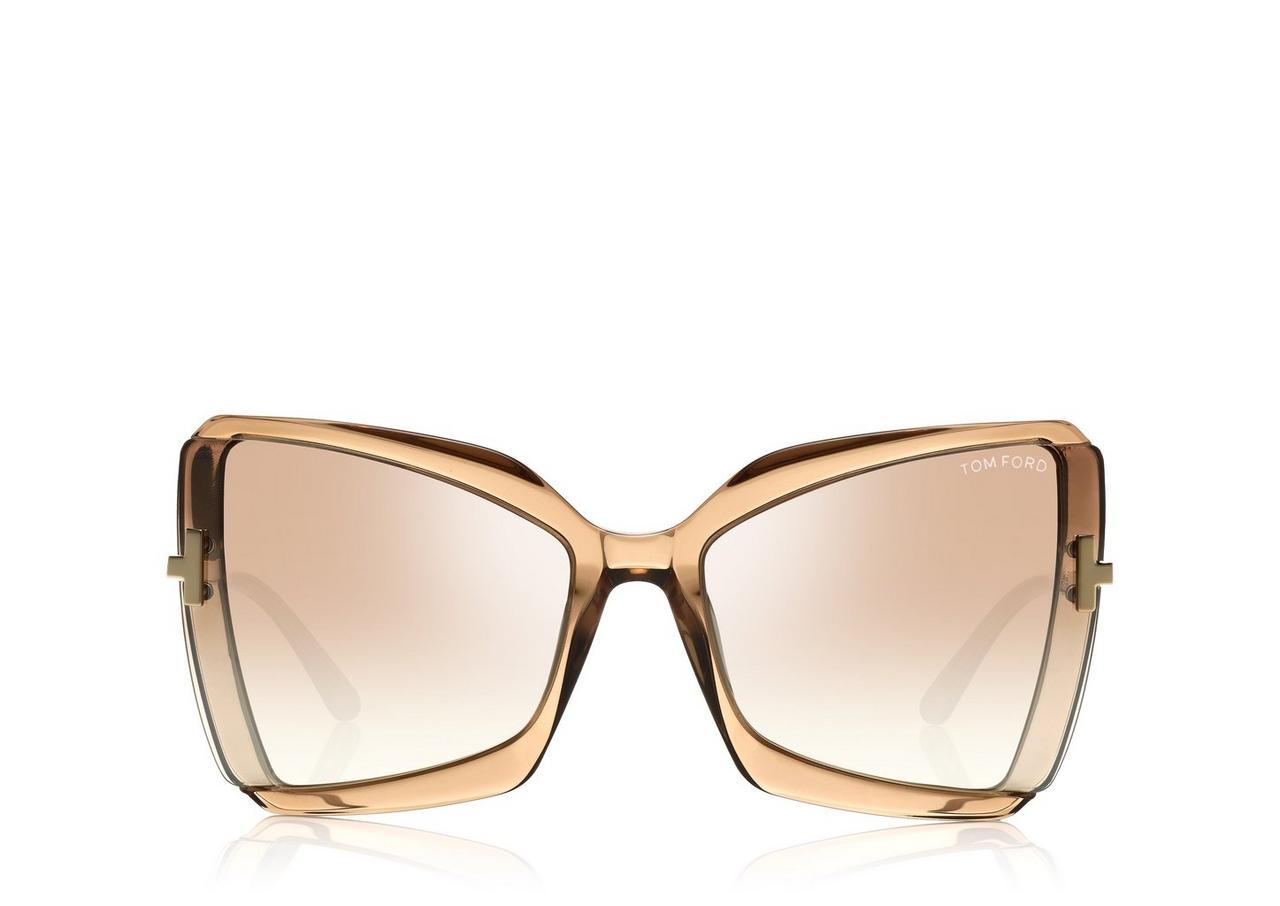 TOM FORD ACETATE BEIGE GIA SUNGLASSES