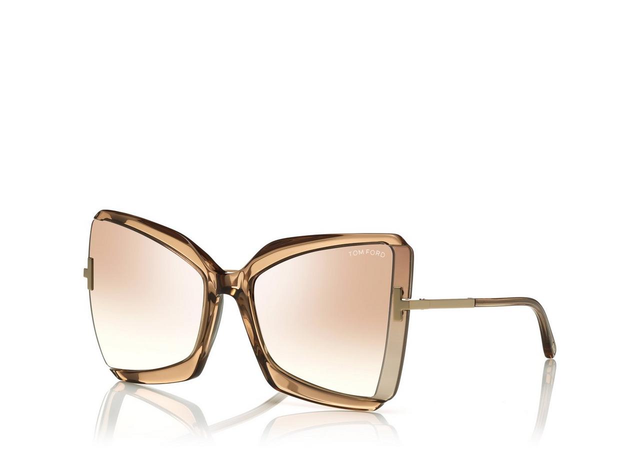 TOM FORD ACETATE BEIGE GIA SUNGLASSES