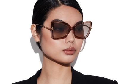 TOM FORD ACETATE BEIGE GIA SUNGLASSES