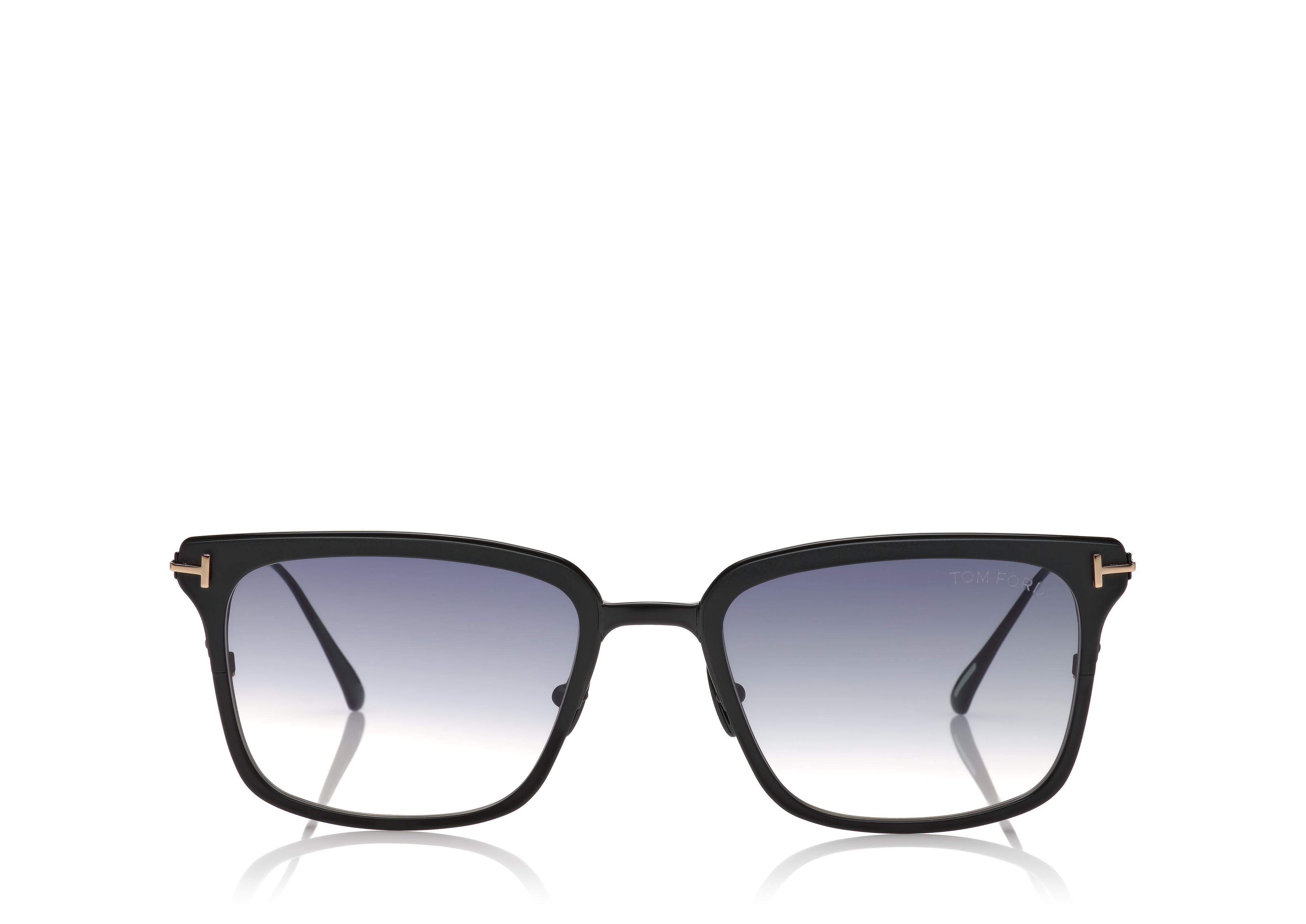 TOM FORD Hayden Sunglasses TF831 01K Titanium