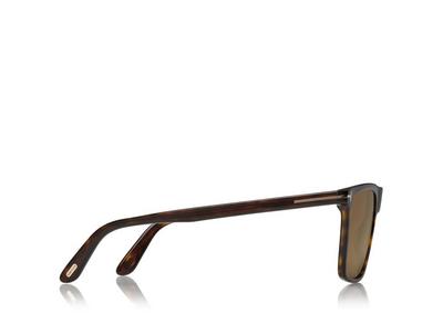 TOM FORD OM DARK HAVANA / BROWN POLARIZED LUNETTES DE SOLEIL FLETCHER
