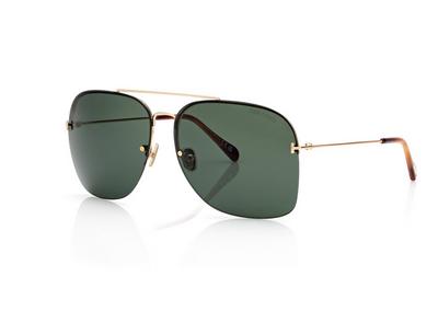 TOM FORD OM DEEP GOLD MACKENZIE SUNGLASSES